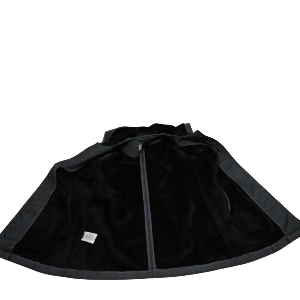 BCBGeneration Gray and Black Polyester and Faux Leather Jacket with hood - Picture 8 of 10
